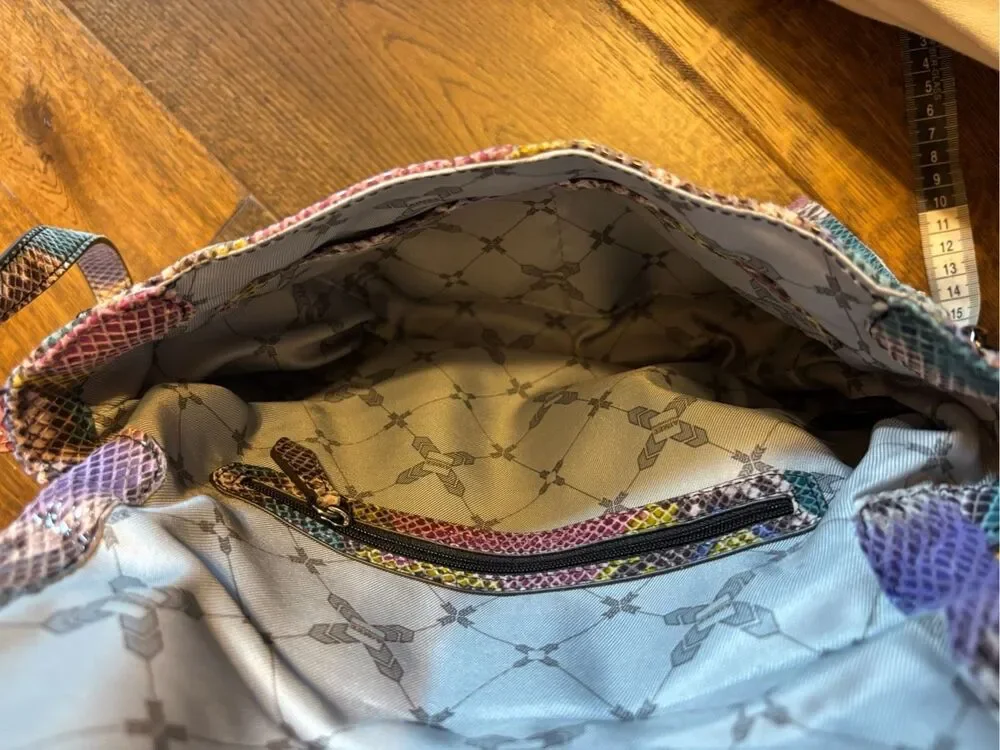 Aimee Kestenberg snakeskin python Bali crossbody purse bag